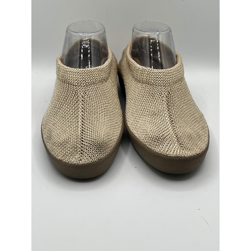 Arcopedico LS Women EU 40 US 9 Beige Knit Comfort Slip On Walking Shoes Portugal